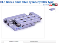 SLIDE TABLE CYLINDER (ROLLER TYPE)